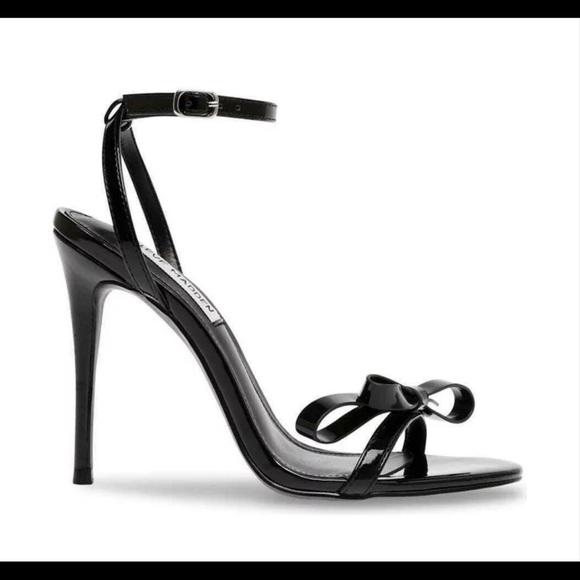 Steve Madden Glossy Black Stiletto Heels - Picture 2 of 3